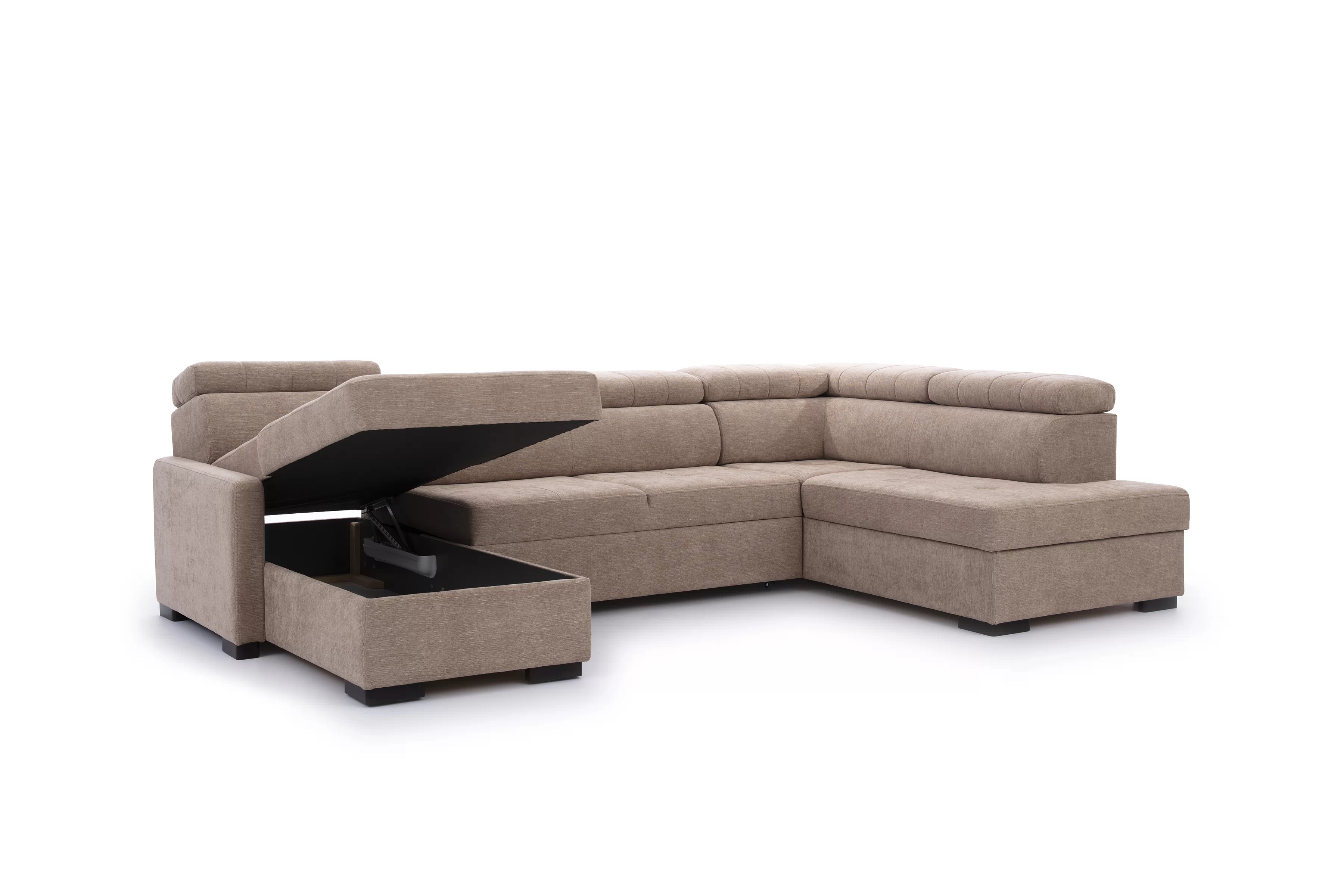 Rozkladacia rohová sedacia súprava Taremo U II Rohová sedacia súprava s funkciou spánku Taremo U II