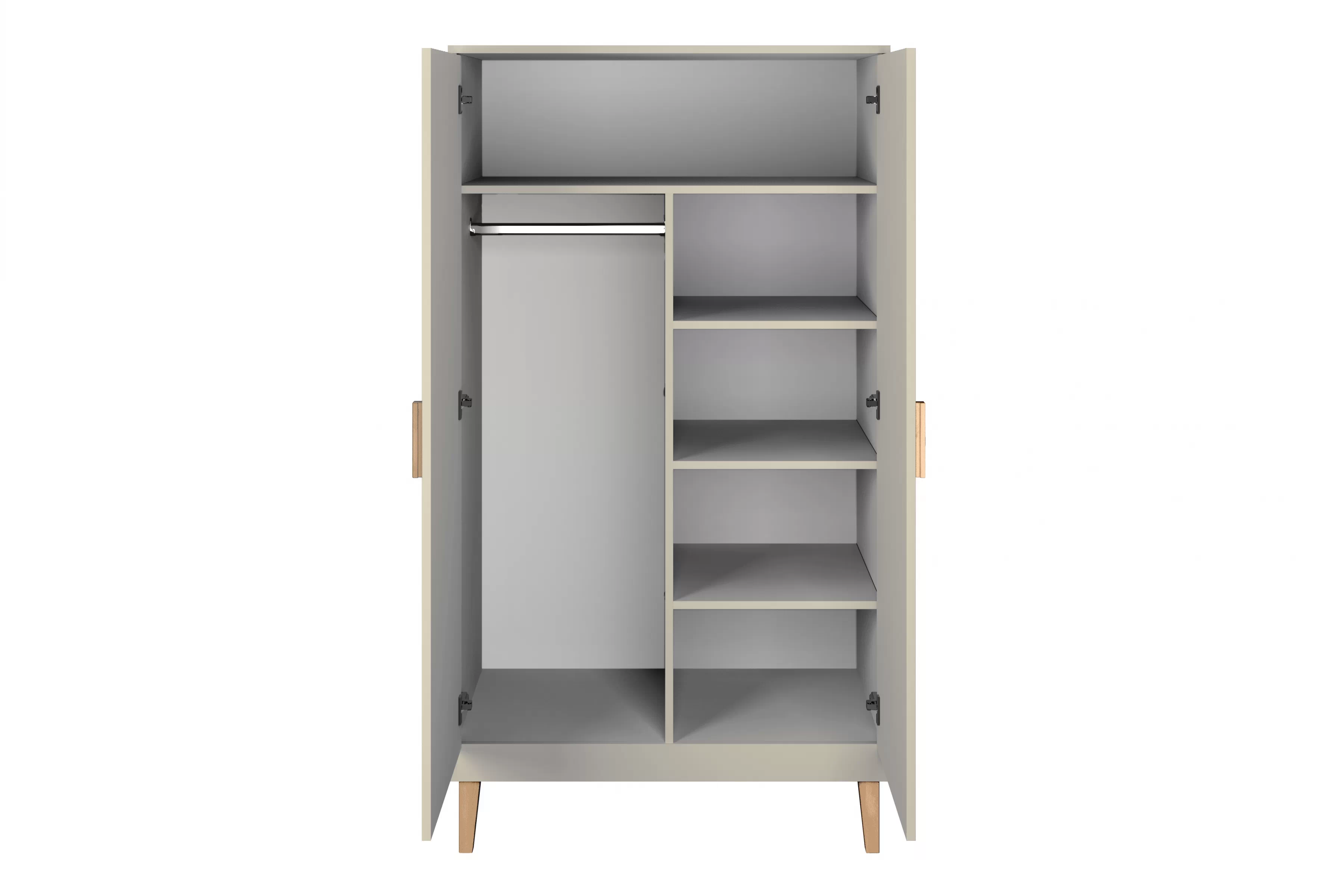 Detská šatníková skriňa Balio 100 cm - kašmír Skriňa dziecieca Balio 100 cm - kašmír