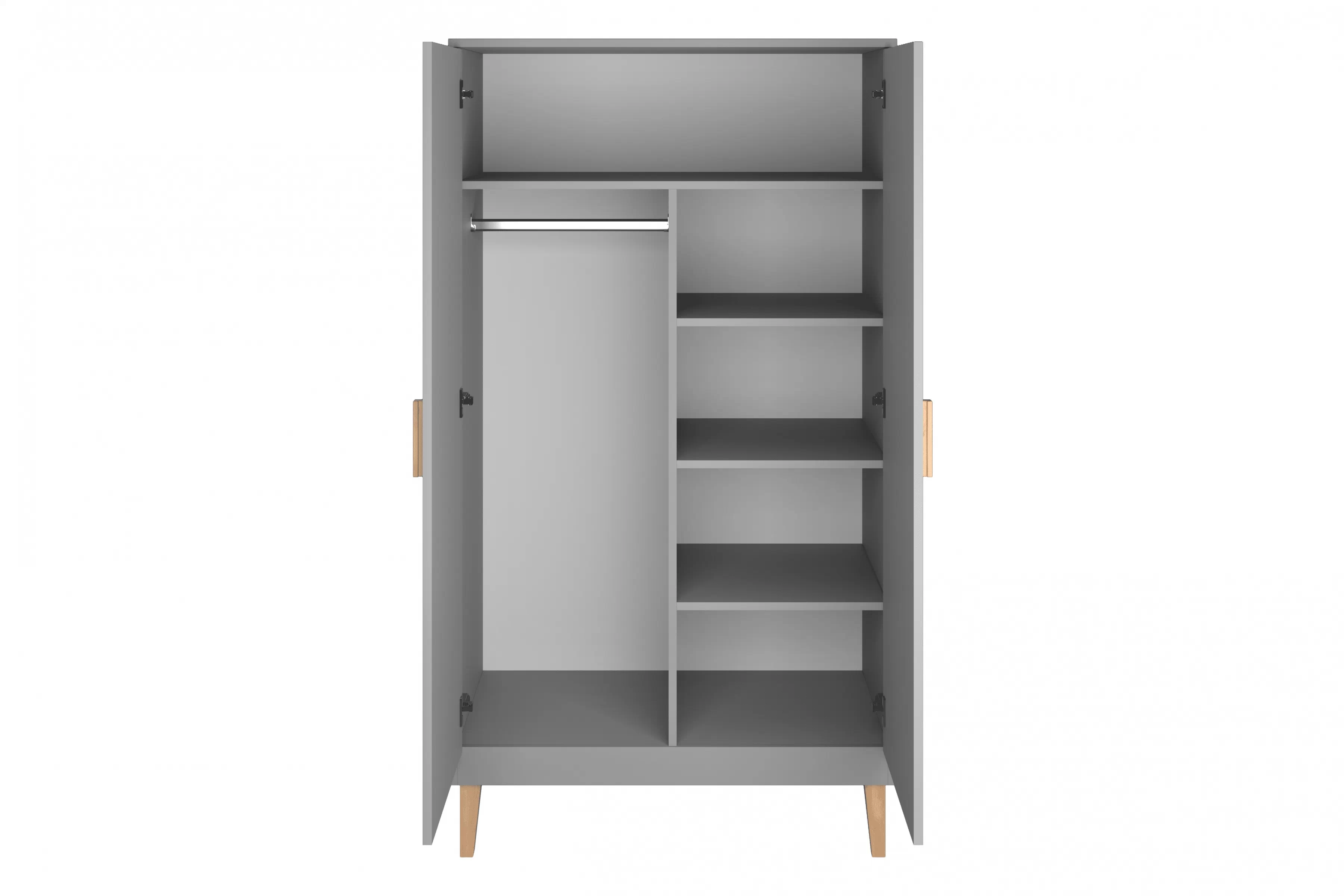 Detská šatníková skriňa Balio 100 cm - sivá Skriňa dziecieca Balio 100 cm - šedý