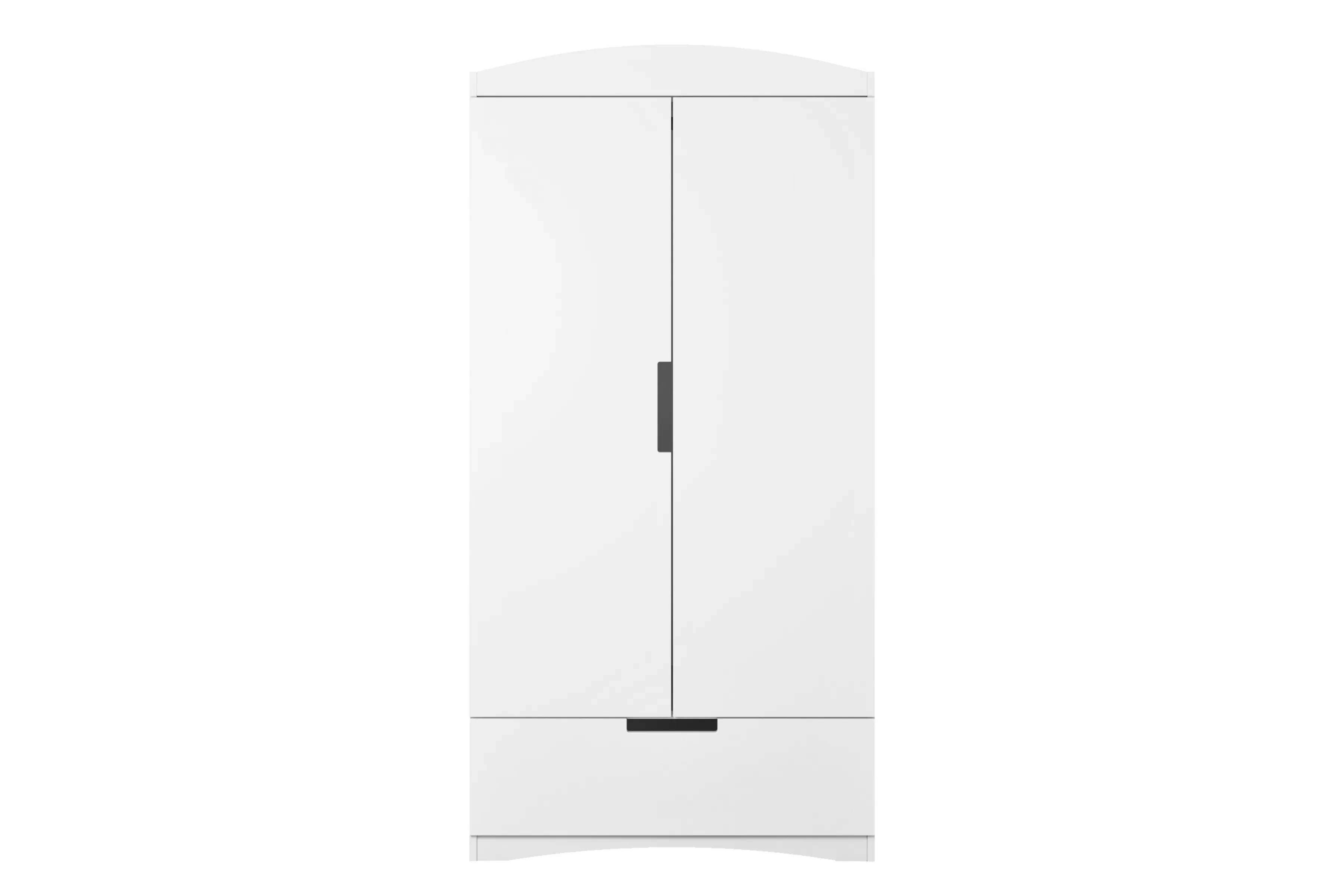 Detská šatníková skriňa Guli 90 cm so zásuvkou - biela Skriňa dziecieca Guli 90 cm z szuflada - Biely