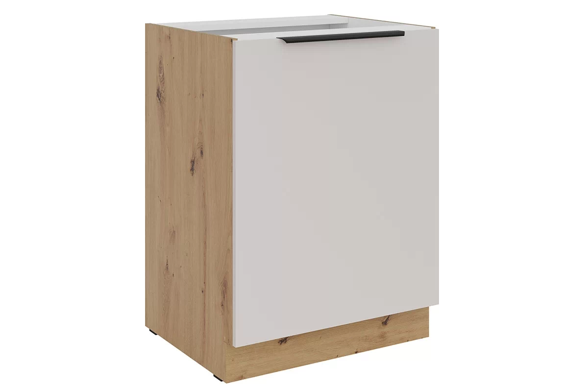 Kuchyňská spodní skříňka Arvani D60 jednodveřová - kašmír / dub artisan skříňka kuchyňská spodní Arvani D60 jednodveřová - kašmír / dub artisan