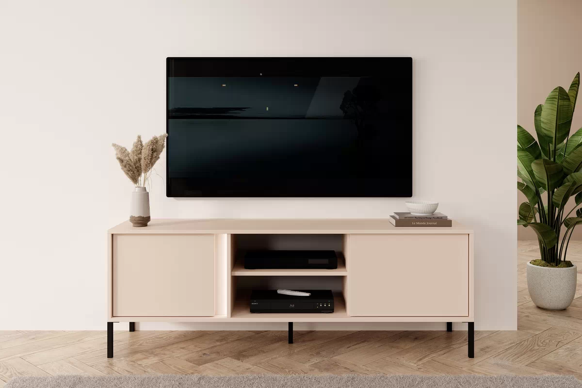 TV stolek Nifan 153 cm - béžový Skříňka RTV Nifan 153 cm - Béžová