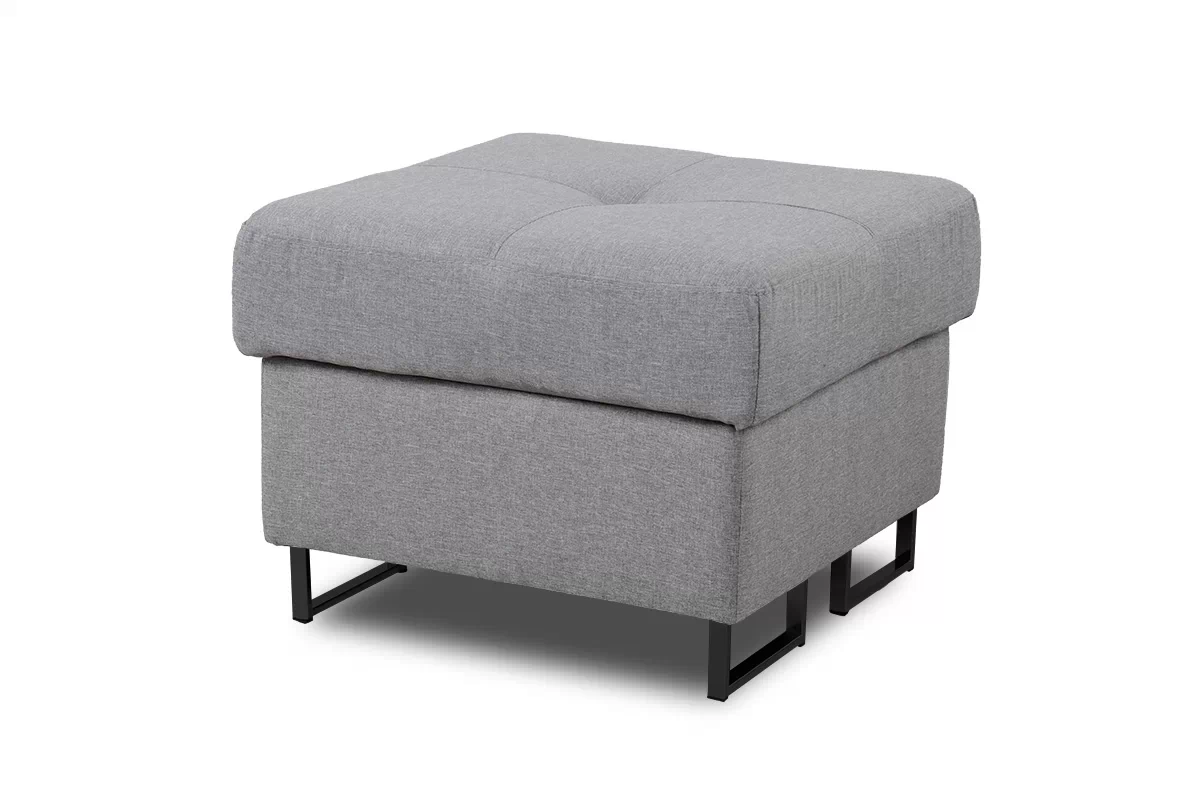 Taburetka Annabelle Mini s úložným priestorom - čierne nožičky čalúnená Taburet s úložným priestorom Annabelle Mini / nožičky čierny