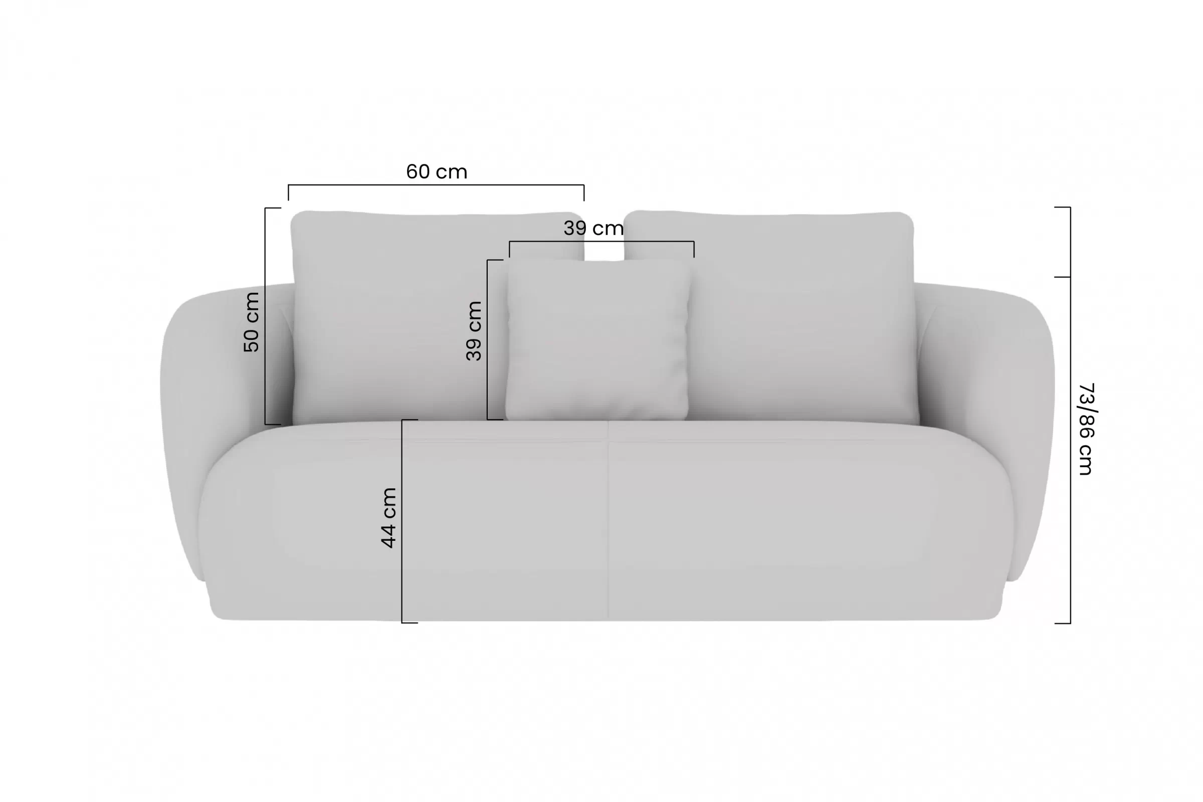 Sedacia súprava Finezal 2+1 - krémová žinylka Tender Way 01 Komplet odpočinkové Pohovka Finezal 2-os + Kreslo otočna - béžový šenil Tender Way 01 