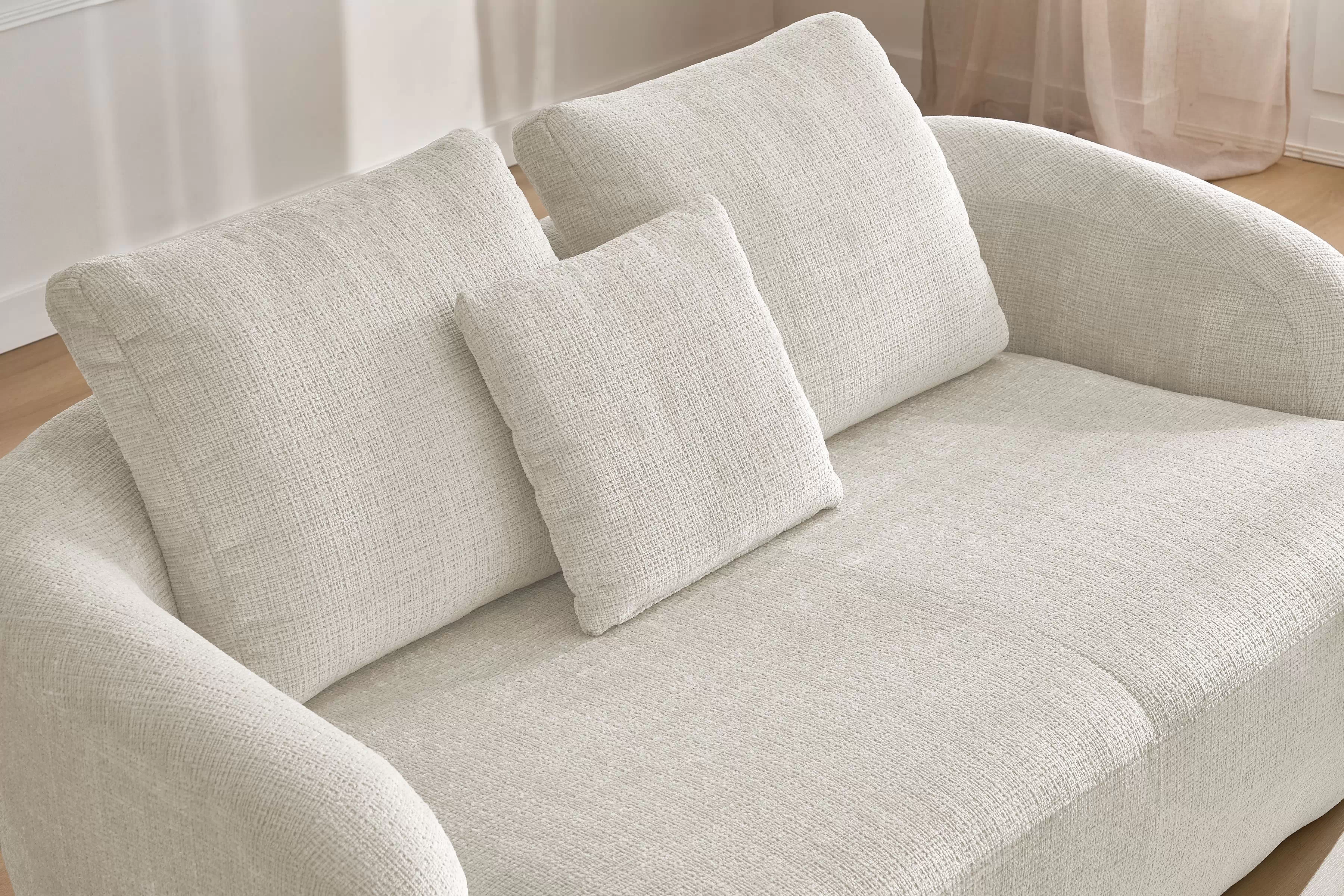 Čalouněný set Finezal - pohovka 2místná + otočné křeslo Komplet čalouněná Pohovka Finezal 2-os + Křeslo obrotowy