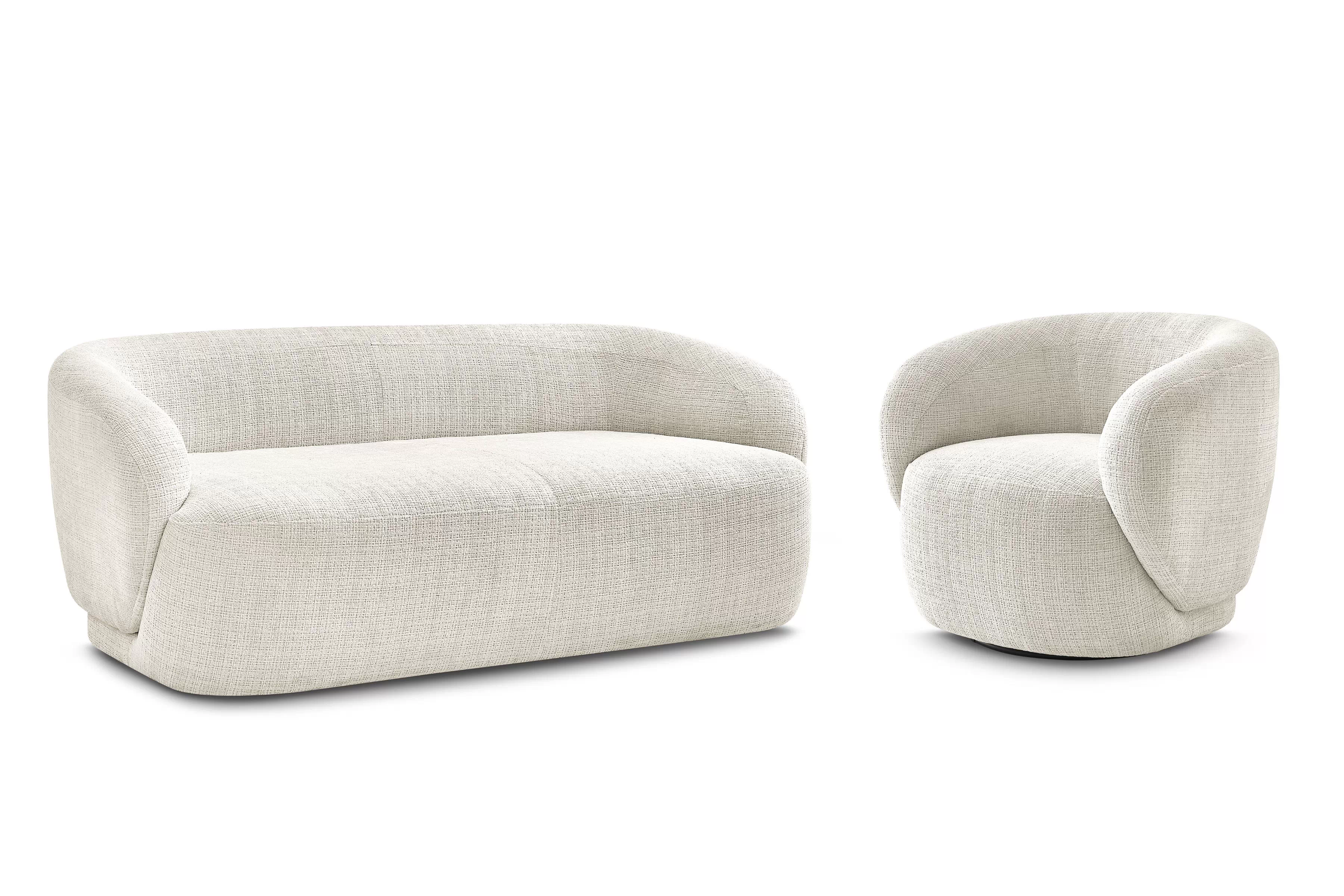 Oddychová súprava Finezal: pohovka 2-miestna + kreslo Komplet odpočinkové Pohovka Finezal 2-os + Kreslo