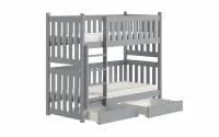 Detská poschodová posteľ Swen PP 026 - šedý, 80x180 Posteľ poschodová Swen PP 026 - Farba šedý 