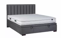 Postel boxspring s úložným prostorem Misel - 160x200 šedý postel pro ložnice 160 Misel 