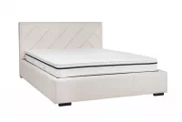 Čalouněná postel pro ložnice s úložným prostorem Tiade - 180x200 jasne postel pro ložnice Tiade z drewnianymi nozkami 