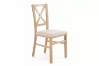Dřevěná jídelní židle Tucara s čalouněným sedákem židle drewniane Tucara s čalouněným sedákem