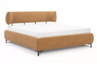 Čalouněná postel Ovalo 180x200 a úložným prostorem postel čalouněné Ovalo 180x200 z regulowanym wezglowiem a úložným prostorem