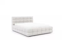 Pat tapițat cu ladă de depozitare Magnelio 160x200 - bej țesătură ușor de curățat Leo 03 Tapițată pat pentru dormitor cu spațiu de depozitare Magnelio - 160x200, bej țesătură de acoperire ușor de curățat Leo 03 