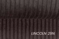 Rohová sedacia súprava Annabelle L pravá - hnedý menčester Lincoln 29 / čierne nožičky Rohová sedacia súprava do obývacej izby Annabelle L pravá strana - Hnedý MENČESTER Lincoln 29 / nožičky čierny