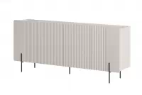 Komoda Malmi 200 cm - kašmír / černá nozki - Omezená nabídka z expozice Komoda Malmi 200 cm - kašmír / černá nozki - Omezená nabídka z expozice
