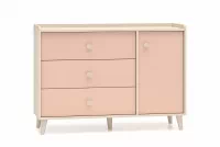 Komoda dziecieca Marla 120 cm se zásuvkami - piasek pustyni / Růžová / millenial pink - Omezená nabídka z expozice Komoda dziecieca Marla 120 cm se zásuvkami - piasek pustyni / Růžová / millenial pink - Omezená nabídka z expozice