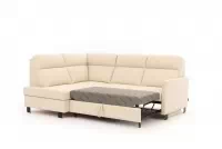 Rohová sedačka Loario L ľavostranná s úzkou opierkou - sivý šenil Perfect Harmony 80 Rohová sedacia súprava Loario L Ľavá strana z waskim bokiem - šedý šenil Perfect Harmony 80