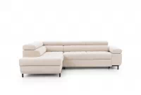 Rohová sedací souprava levá rozkladany pro obývacího pokoje Tyrion L - béžová šenil Ditra New 20 Rohová sedací souprava levá rozkladany pro obývacího pokoje Tyrion L - béžová šenil Ditra New 20