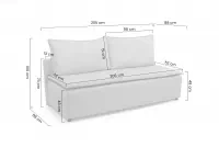 Pohovka rozkladana Firioza S vnútorným úložným priestorom- béžový plusz Tilia 17 Pohovka rozkladana Firioza S vnútorným úložným priestorom- béžový plusz Tilia 17