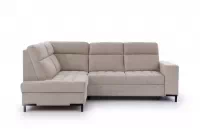 Rohová sedačka Gespano L ľavostranná so širokou opierkou - béžový šenil Perfect harmony 07 Rohová sedacia súprava Gespano L Ľavá strana z szerokim bokiem - béžový šenil Perfect harmony 07