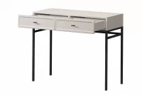 konzole Lorini 100 cm se zásuvkami - kašmír / černá Úchytky T-bar / Rošt konzole Lorini 100 cm se zásuvkami - kašmír / černá Úchytky T-bar / Rošt