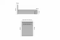 Čalúnená posteľ Nicole 180x200 s úložným priestorom - béžový hydrofóbny zamat Salvador 1 Posteľ čalúnená Nicole 180x200 S vnútorným úložným priestorom- béžový zamat hydrofobowy Salvador 1 