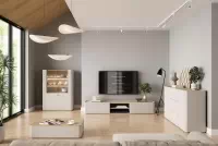 Stolík kawowy Elivo 100 cm so zásuvkami - kašmír / Dub olejowany - Limitovaná ponuka expozície Stolík kawowy Elivo 100 cm so zásuvkami - kašmír / Dub olejowany - Limitovaná ponuka expozície