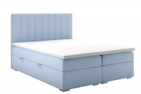 Boxspring posteľ s úložným priestorom Arkadia 160x200 blekitne Posteľ 160x200 