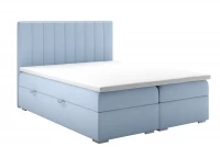 Boxspring posteľ s úložným priestorom Arkadia 180x200 Modrý boxspring 