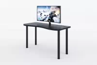 Výškově nastavitelný herní stůl Alin 120 cm - černá psací stůl gamingowe Alin 120 cm z regulacja wysokosci - Černý 