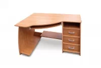 Psací stůl BK49 psací stůl narozne BK49 se zásuvkami 123 cm