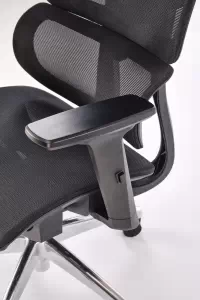 Otočná ergonomická kancelářská židle Casilo - černá Křeslo ergonomiczny casilo obrotowy - černá