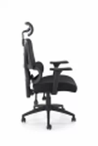 Ergonomické kancelárske kreslo Lorendi otočné - čierna ekokoža Kreslo ergonomiczny Lorendi otočna - Čierny 