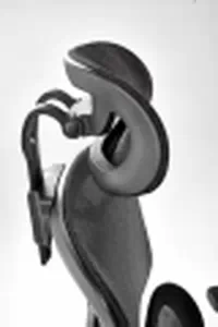 Ergonomické kancelárske kreslo Lorendi otočné - čierna ekokoža Kreslo ergonomiczny Lorendi otočna - Čierny 