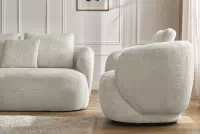 Čalúnené otočné kreslo Finezal Kreslo Finezal otočna