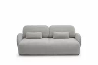 Pohovka s funkciou spania Dinel - sivý šenil Vibe 86 Pohovka s funkciou spánku Dinel - šedý šenil Vibe 86