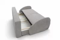 Pohovka s funkciou spania Dinel - sivý šenil Vibe 86 Pohovka s funkciou spánku Dinel - šedý šenil Vibe 86