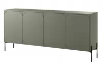 Comoda Sonatia 200 cm - olive Comoda cu patru uși Sonatia pe bază de metal 200 cm - olive