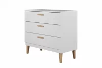 Detská komoda Balio 100 cm - biela Komoda dziecieca Balio 100 cm - Biely