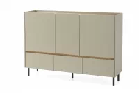 Komoda Luca 7 so zásuvkami 150 cm - eukalyptus / Dub baltic dune Komoda Luca 7 so zásuvkami 150 cm - eukaliptus / Dub baltic dune