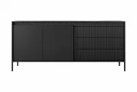 Komoda Sanos so zásuvkami 187 cm - Čierna Komoda Sanos so zásuvkami 187 cm - Čierna