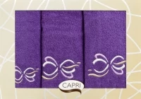Sada ručníků Capri AGNES 26 - 3 ks. fialový + Růžová Sada ručníků Capri AGNES 26 - 3 ks. fialový + Růžová