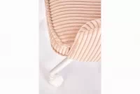 Detská kancelárska stolička Tilo čalúnená - ružová Stolička dzieciece biurowe Tilo čalúnená - rozowe