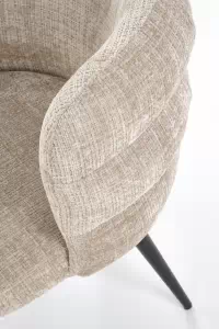 Čalúnená stolička Bolena - béžová Stolička čalúnená bolena - bezowe 