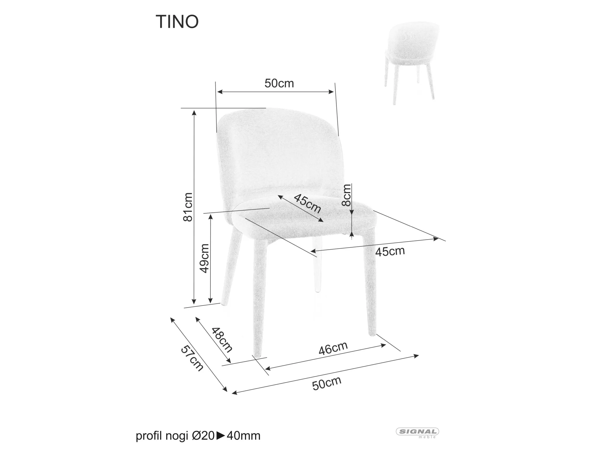 Stolička Tino Wind Stolička tino wind