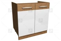 Kuchyně Vindigo - Komplet L 330x340 - Komplet nábytku kuchyňského Vindigo 80 ZL 2F BB - skříňka dolní pod dřez