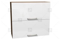 Kuchyně Vindigo - Komplet L 330x340 - Komplet nábytku kuchyňského Vindigo 80 GU-72 2F - závěsná skříňka se dvěma sklopnými předními částmi