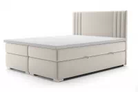 Boxspring posteľ Cyntia 160x200 čalúnená, wysokie wezglowie 