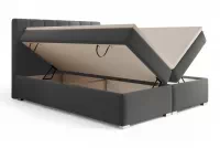 Kontinentální postel Mareli 180x200 s úložným prostorem - tmavě šedá bouclé Quelle 92 Postel boxspring Mareli 180x200 s úložním prostorem - tmavě šedá bukla Quelle 92