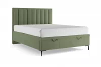 Boxspring posteľ Misel 140x200 S vnútorným úložným priestorom- Zelený zamat Magic Velvet 2243 / nožičky čierny  Boxspring posteľ Misel 140x200 S vnútorným úložným priestorom- Zelený zamat Magic Velvet 2243 / nožičky čierny 