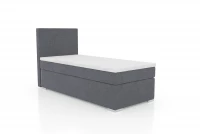 Boxspring posteľ Fabrice - 90x200 cm - šedá Sawana 21 tapicerowane łóżko młodzieżowe 